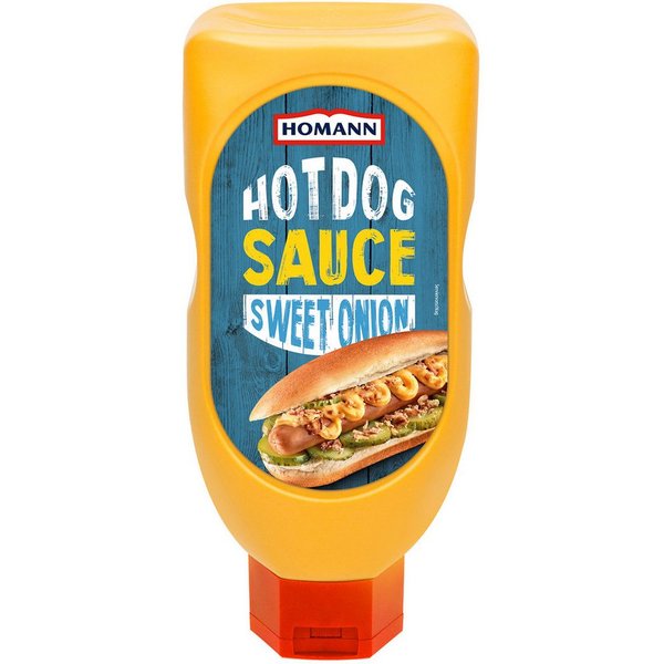 Homann Saucen, Homann Hot Dog Mayonnaise Sauce Kopfstehflasche Snack Sauce 430ml
