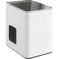 HOMCOM Eiswürfelmaschine Klein, 12 kg 24 Std., 9 Eiswürfel in 7-10 Minuten, 2 Größen von Bullet-Eiswürfeln, Ice Maker Selbstreinigend Eiswürfelbereiter mit Eiss
