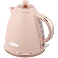 HOMCOM Elektrischer Wasserkocher, 1,7L, Schnellkochfunktion, 2,2kW, Kabellos mit herausnehmbarem Anti-Kalk-Filter, Auto-Abschaltung, 360° Drehbasis, BPA-frei, H