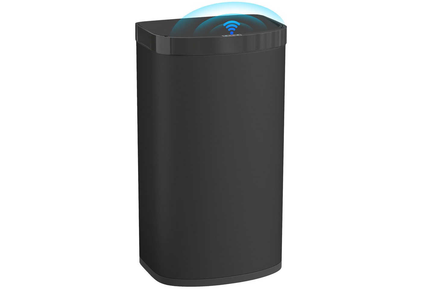 HOMCOM Mülleimer Küchenmülleimer Abfalleimer aus Edelstahl, Infrarotsensor, Soft-Close, 55 L – Bild 2 von 5