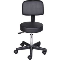 HOMCOM Rollhocker Arbeitshocker Kosmetikhocker Drehhocker Hocker Profi Salon Aosom