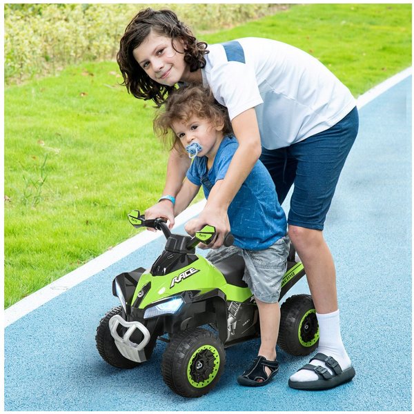 HOMCOM Rutscher Kinder Rutschauto Tretauto, (Rutschen Kinderauto, 1-tlg., Kinderfahrzeug), Grün 67,5 x 38 x 44 cm