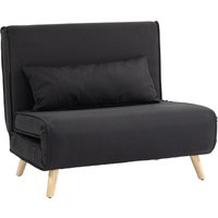 HOMCOM Schlafsessel (Breite 94 cm, Anthrazit)