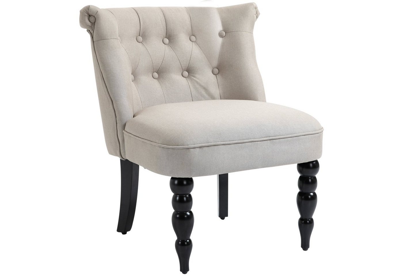 HOMCOM Sessel Polstersessel mit Knopfdesign – Bild 2 von 5