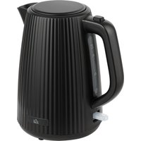 HOMCOM Wasserkocher 1,7 Liter 360° Basis Kalkfilter, Schnellkochfunktion, Trockengehschutz Abschaltautomatik 2025 W Kettle Schwarz Aosom