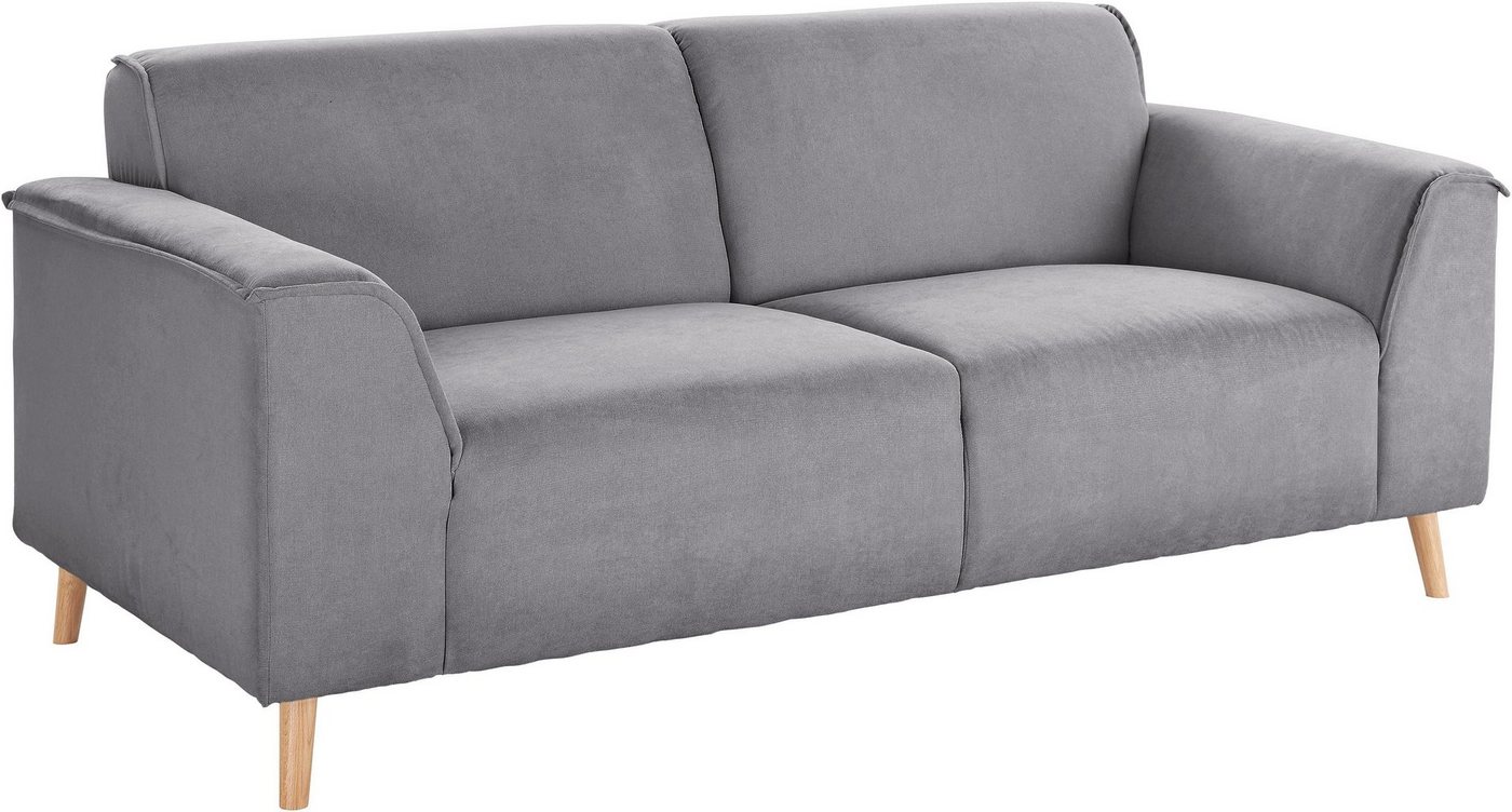 Home affaire 2,5-Sitzer Janek Scandic Design, elegant und zeitlos, mit Federkern und Keder in scandinavischem Design – Bild 3 von 5