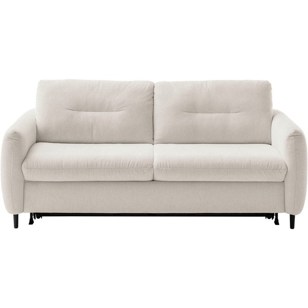 Home affaire 2,5-Sitzer Clevina, Dauerschläfer mit Kaltschaummatratze, Breite 196 cm, Sofa & Bett in einem – kinderleicht ausklappbar & freistellbar im Raum