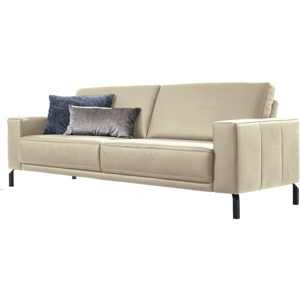 Home affaire 2,5-Sitzer Apiro, 2,5-Sitzer – Premium-Komfort für dein Zuhause, auch mit motorischem Sitzvorzug, Breite 218cm, Dickleder, Federkern