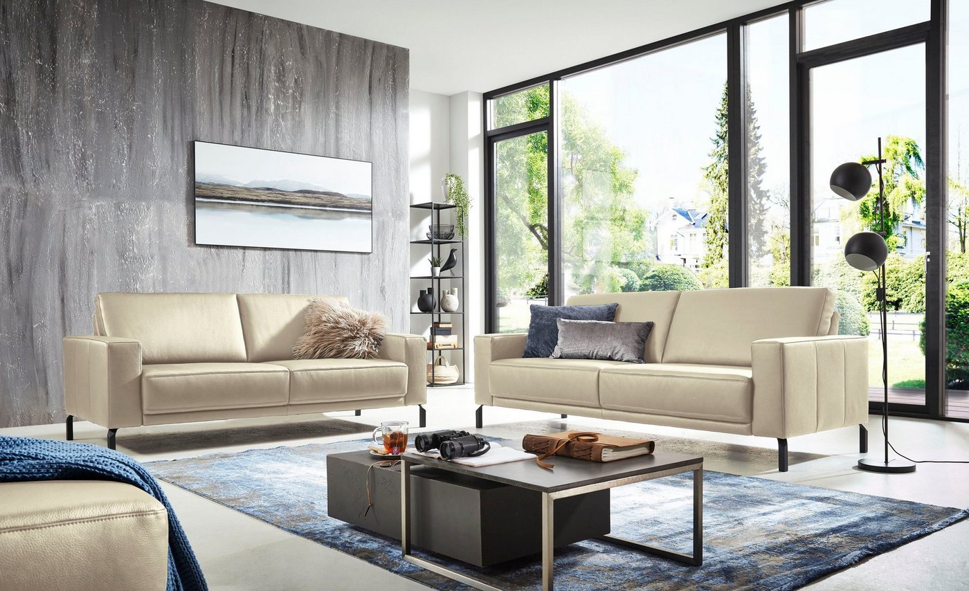 Home affaire 2,5-Sitzer Apiro, 2,5-Sitzer – Premium-Komfort für dein Zuhause, auch mit motorischem Sitzvorzug, Breite 218cm, Dickleder, Federkern – Bild 2 von 5