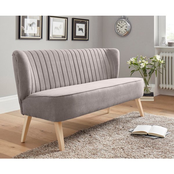 Home affaire 2-Sitzer Campi Küchensofa, Breite 140cm, Komfortsitzhöhe 46cm, bequemes Küchensofa, frei im Raum stellbar