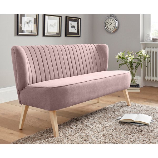 Home affaire 2-Sitzer Campi Küchensofa, Breite 140cm, Komfortsitzhöhe 46cm, bequemes Küchensofa, frei im Raum stellbar