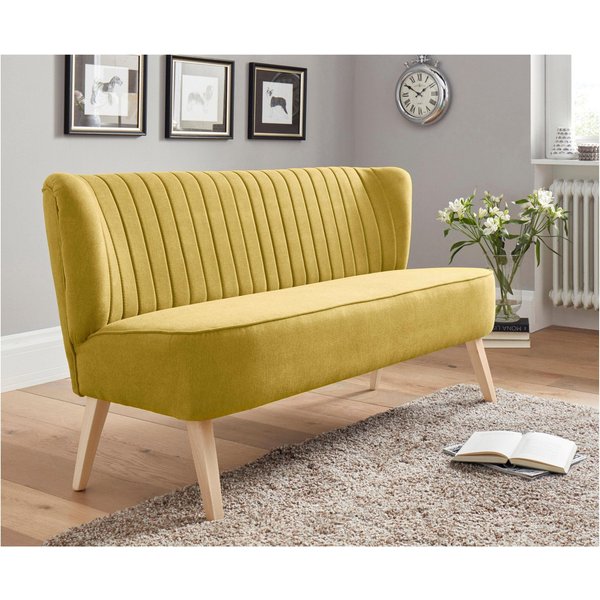 Home affaire 2-Sitzer Campi Küchensofa, Breite 140cm, Komfortsitzhöhe 46cm, bequemes Küchensofa, frei im Raum stellbar