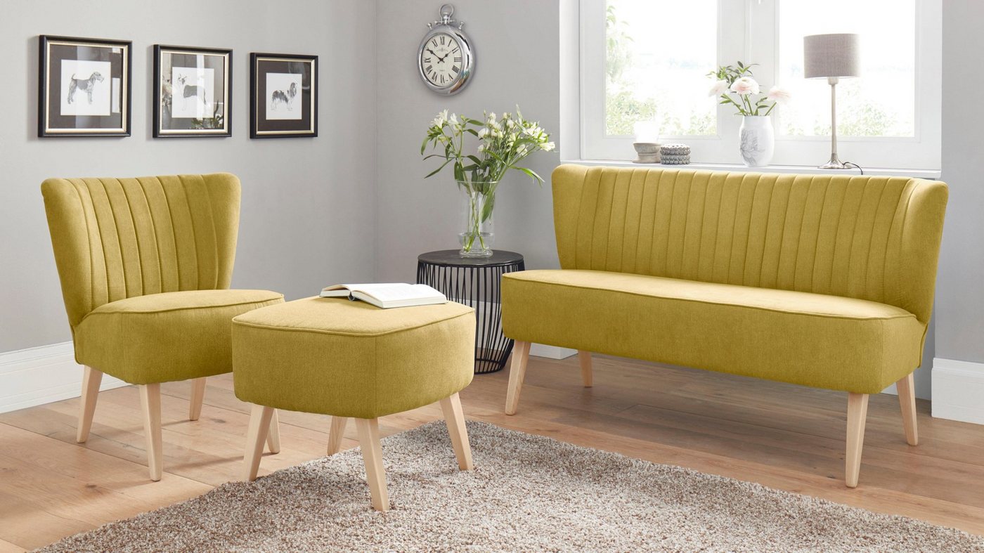 Home affaire 2-Sitzer Campi Küchensofa, Breite 140cm, Komfortsitzhöhe 46cm, bequemes Küchensofa, frei im Raum stellbar – Bild 3 von 5