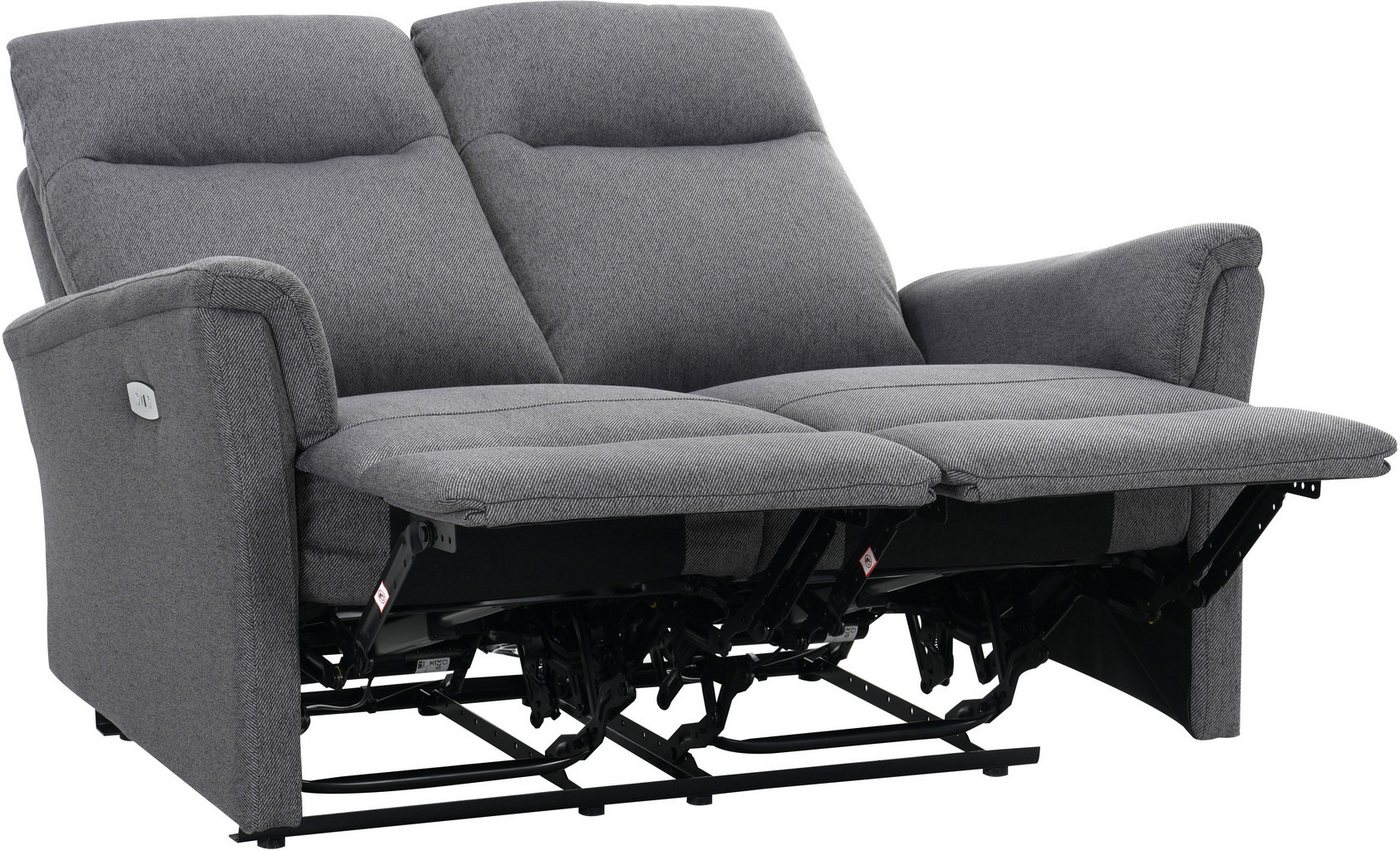 Home affaire 2-Sitzer FINNARA,2-Sitzer,elelektrische Relaxfunktion in 2 Sitzen, USB A/C, Liegefunktion 105°-135°, Federkern – Bild 2 von 5