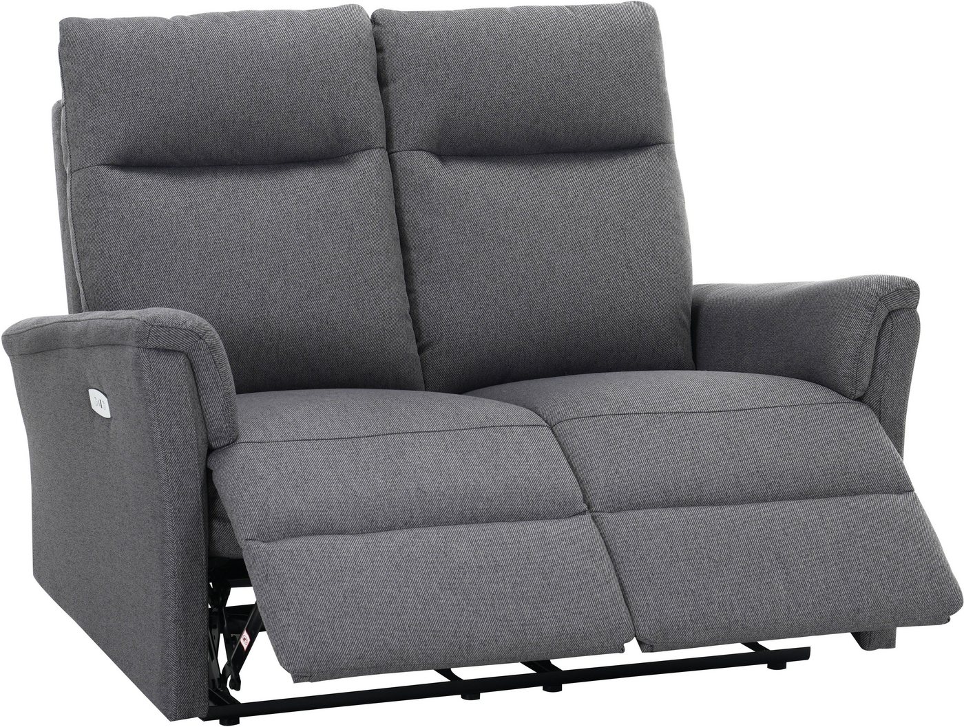 Home affaire 2-Sitzer FINNARA,2-Sitzer,elelektrische Relaxfunktion in 2 Sitzen, USB A/C, Liegefunktion 105°-135°, Federkern – Bild 5 von 5