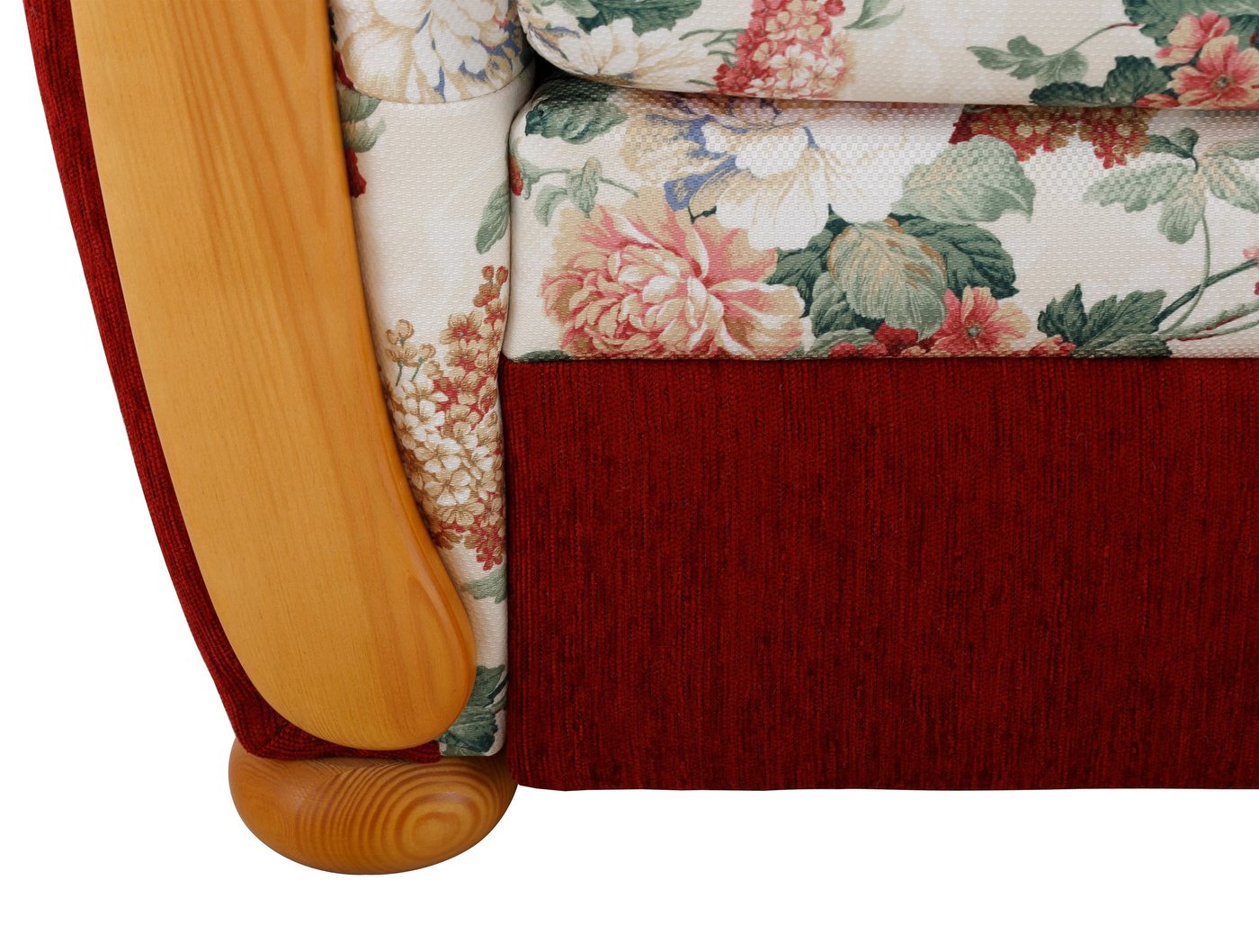 Home affaire 2-Sitzer Milano, Schlafsofa im Landhaus-Stil, bequem, Liegefläche 188/124cm, mit Bettfunktion – Bild 5 von 5