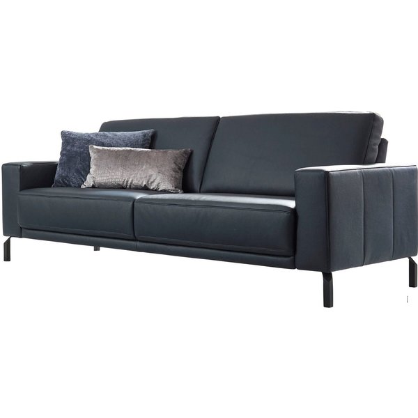 Home affaire 2,5-Sitzer Apiro, 2,5-Sitzer – Premium-Komfort für dein Zuhause, auch mit motorischem Sitzvorzug, Breite 218cm, Dickleder, Federkern
