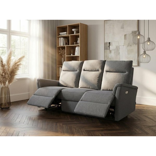 Home affaire 3-Sitzer FINNARA, 3-Sitzer,elelektrische Relaxfunktion in 2 Sitzen, USB A/C, Liegefunktion 105°-135°, Federkern