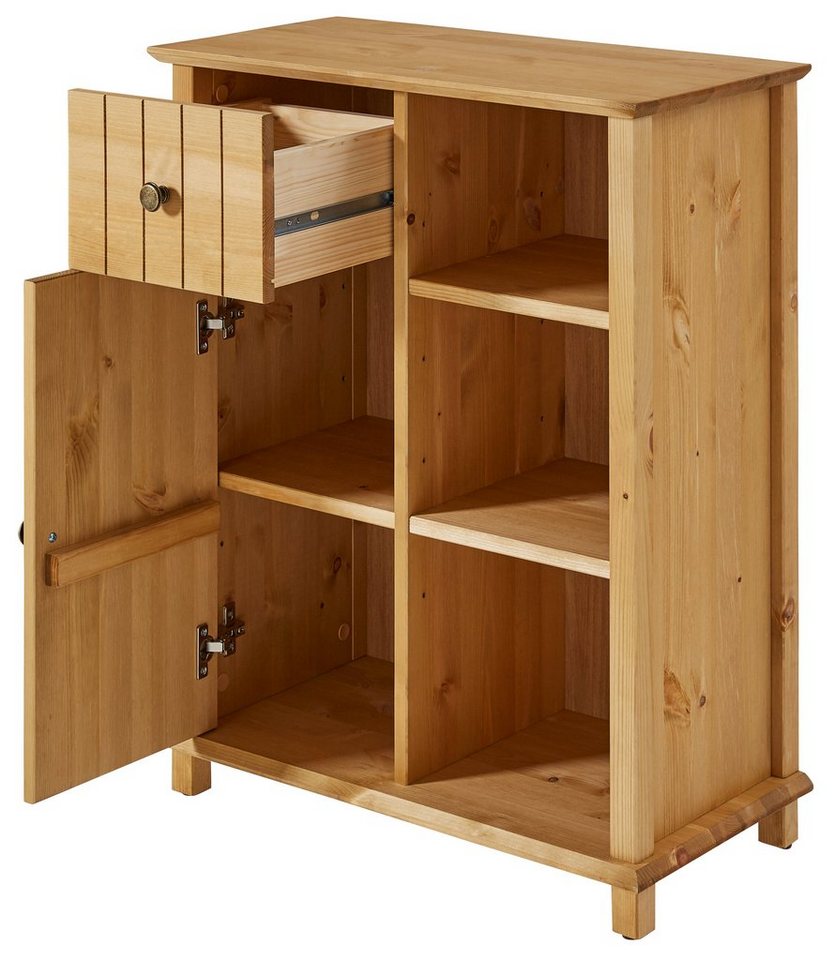 Home affaire Badkommode Vili, Badezimmerschrank, Unterschrank, Breite 60 cm, aus Massivholz – Bild 5 von 5