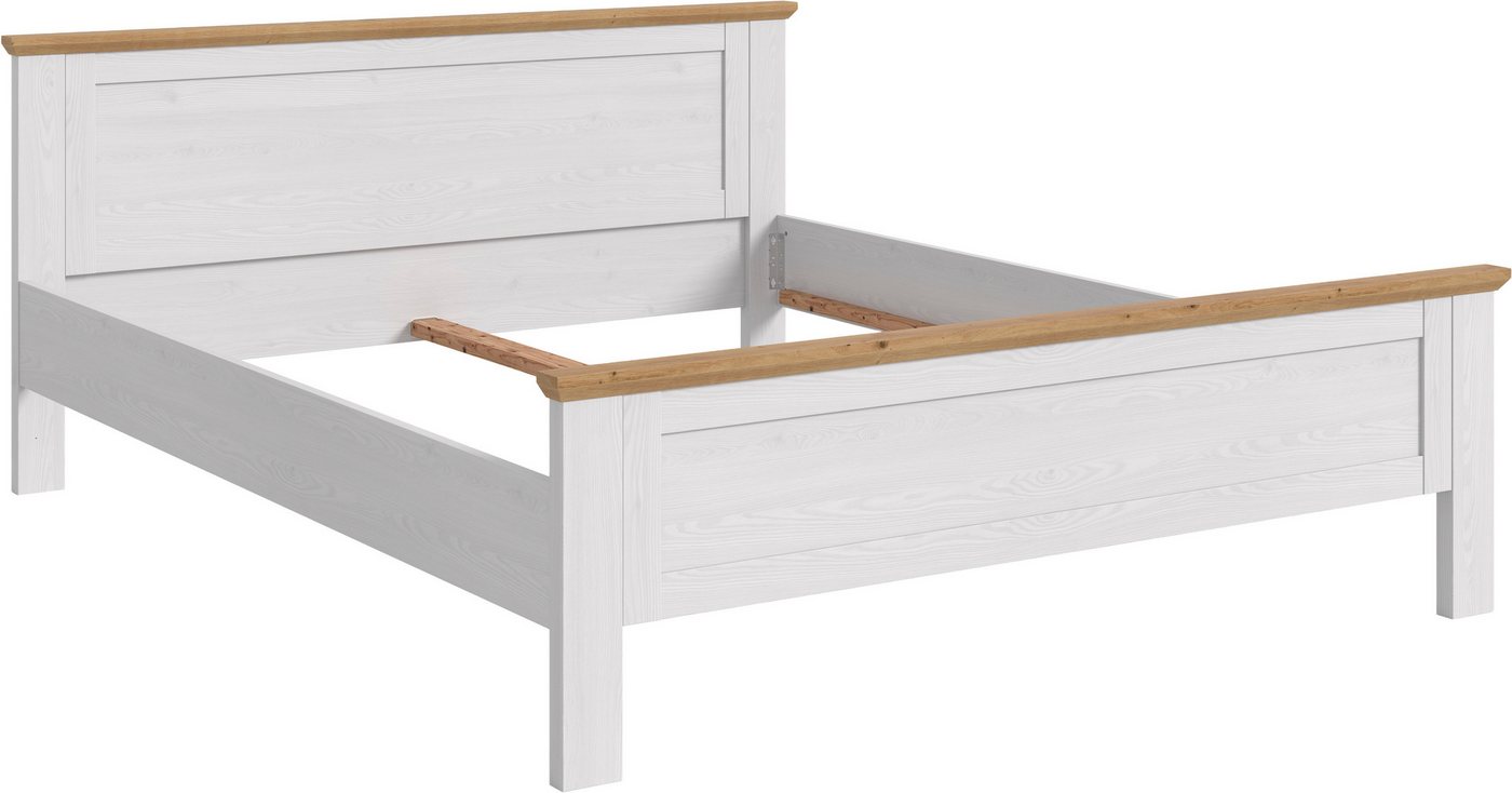 Home affaire Bettgestell COSENZA, Breite 189cm, im Landhausstil (für Matratzen 180x200 cm, ohne Lattenrost), Bett, Kastenbett, Schlafzimmer, Schlafen – Bild 2 von 5
