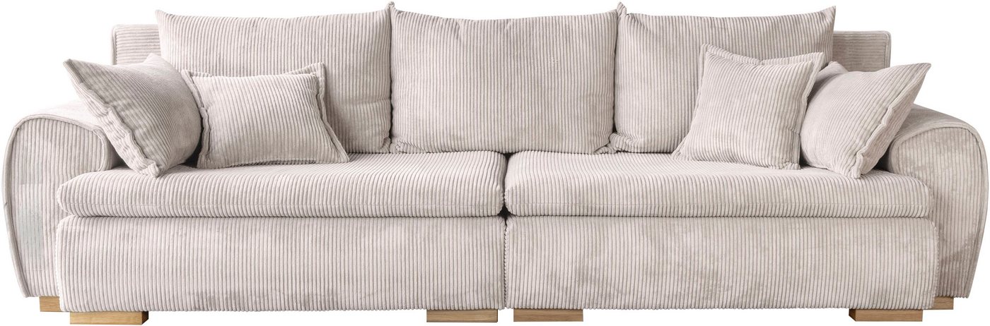 Home affaire Big-Sofa Katja, B: 275 cm - OTTO. Verlässliche Qualität., Mega-Sofa mit 4 Zierkissen – Bild 2 von 5