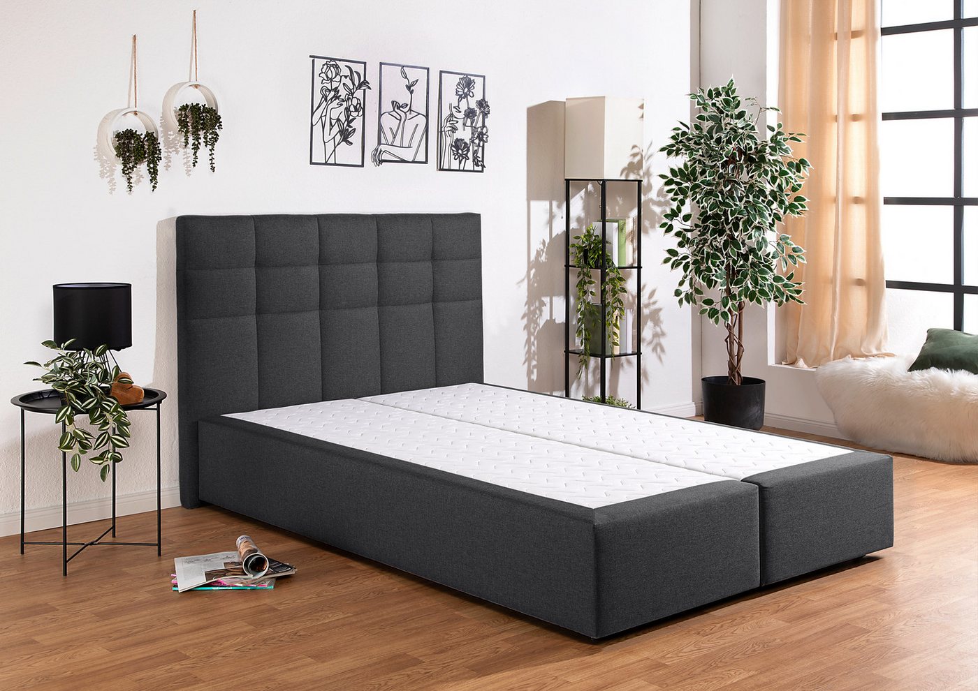Home affaire Boxbett Carde, wahlweise mit Bettkasten, in H2, H3 & H4 erhältlich – Bild 2 von 5
