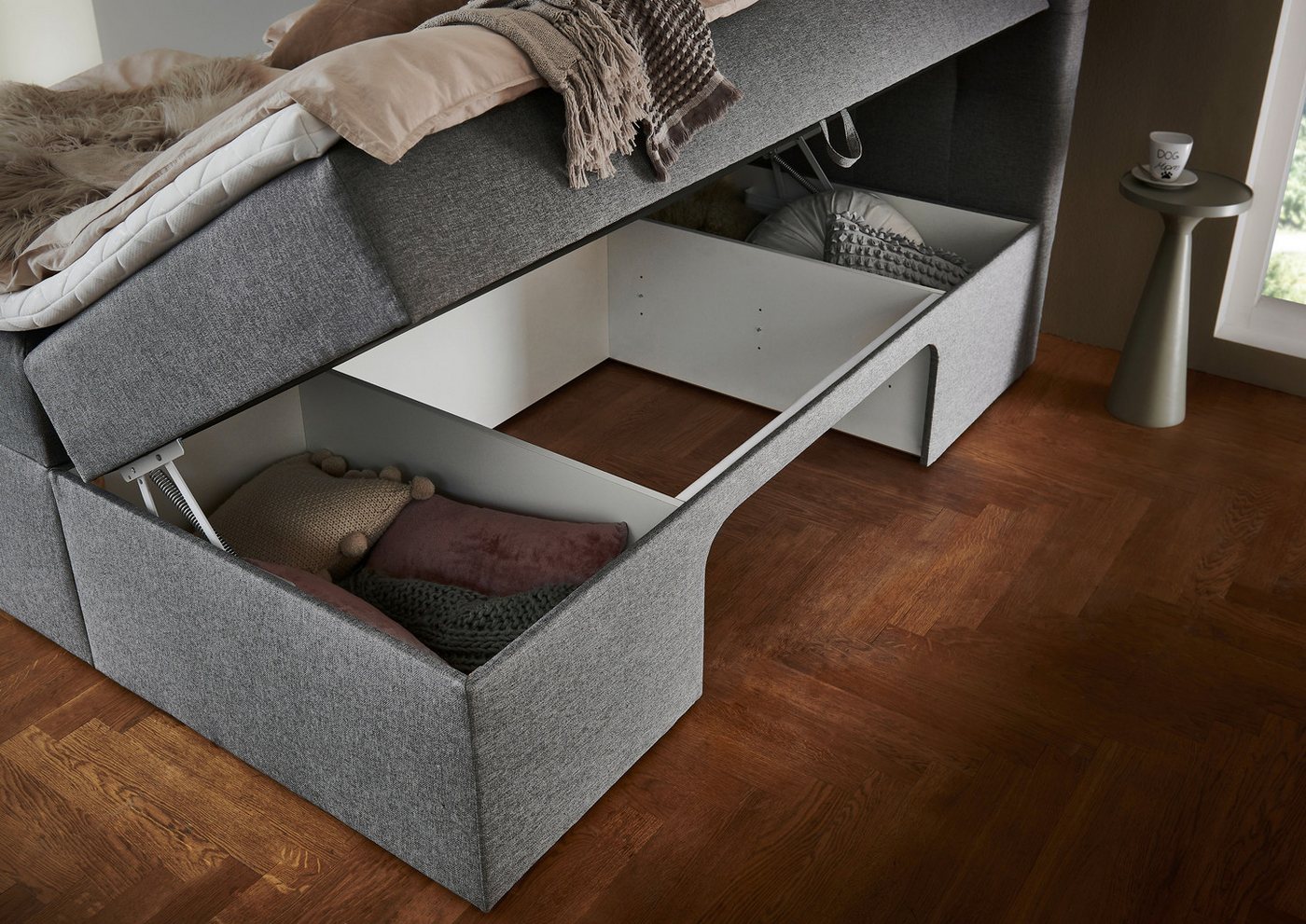 Home affaire Boxbett Carolin, mit Nische inkl. gepolsterter Unterlage für Haustiere – Bild 4 von 5