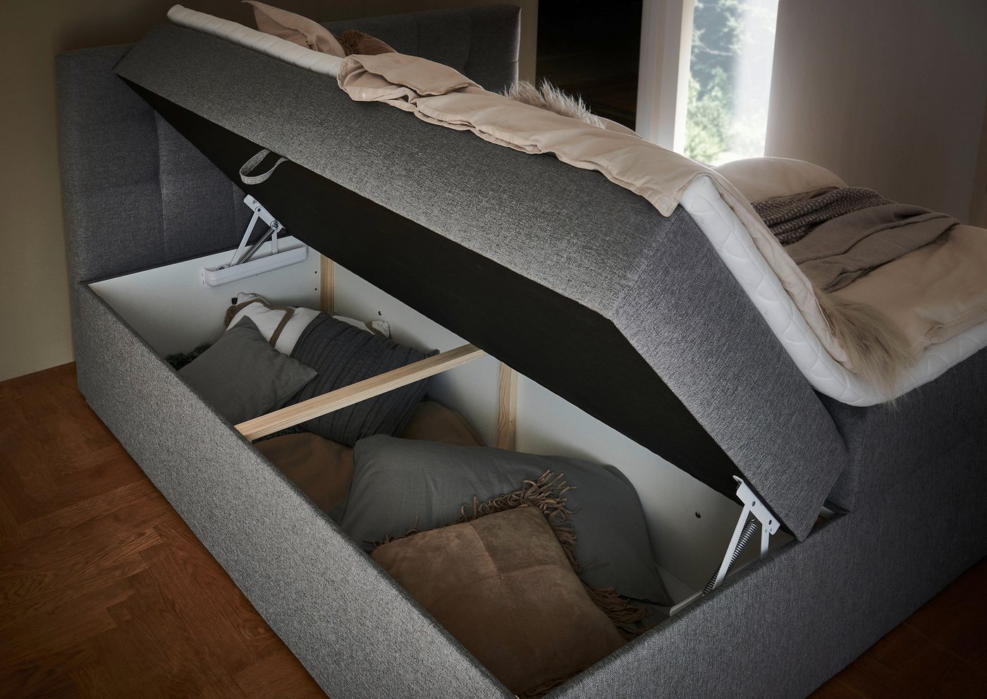 Home affaire Boxbett Carolin, mit Nische inkl. gepolsterter Unterlage für Haustiere – Bild 5 von 5