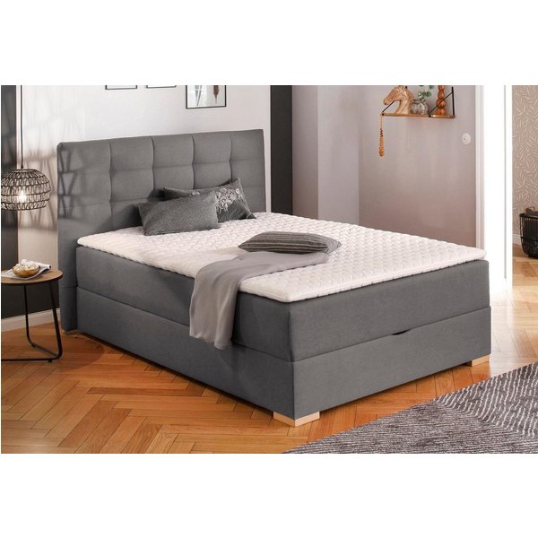 Home affaire Boxbett Olivet mit Bettkasten, in 4 Farben, 4 Breiten, 2 Matratzenarten, auch in Überlänge 220 cm