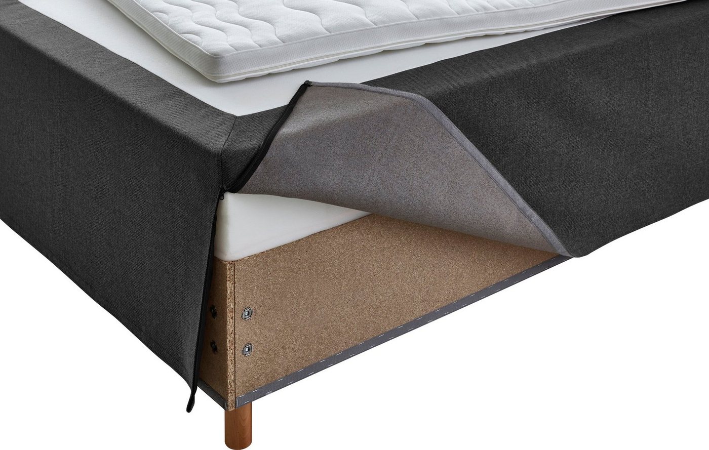 Home affaire Boxbett Thorsby, Boxbett ohne Kopfteil, frei im Raum stellbar, für Dachschrägen – Bild 4 von 5