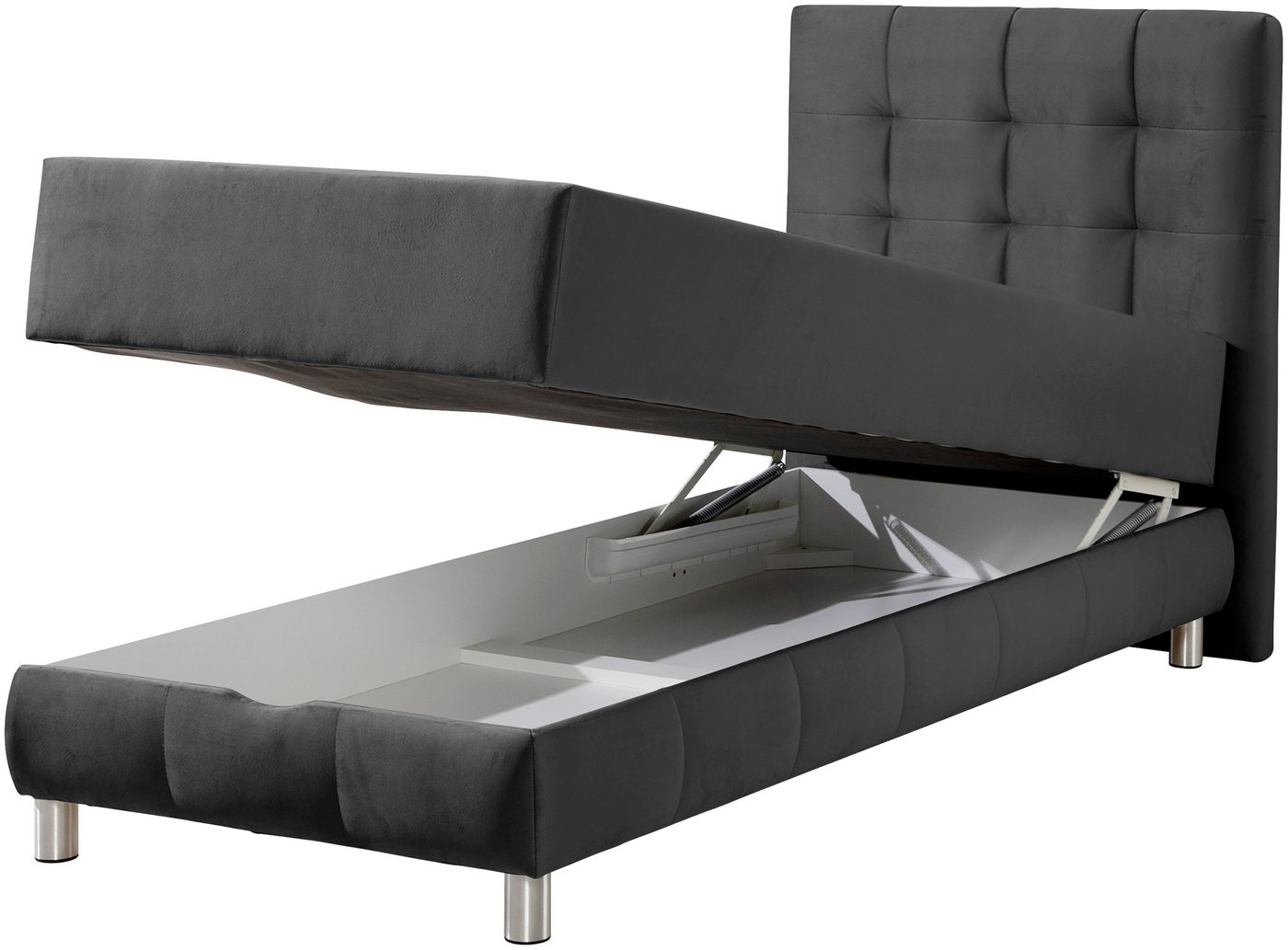 Home affaire Boxbett Vaasa, inkl. Bettkasten & Topper, XXL-Ausführung, Überlänge 220 cm – Bild 5 von 5