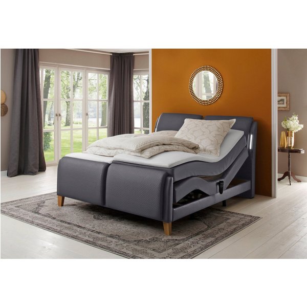 Home affaire Boxspringbett Messina2, Liegekomfort elektrisch Verstellbar