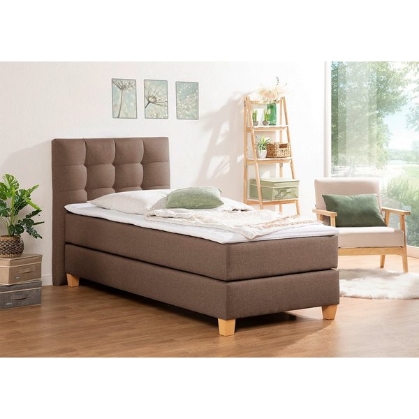 Home affaire Boxspringbett Moulay, inkl. Topper, in 3 Härtegraden, TFK auch in Härtegrad 4