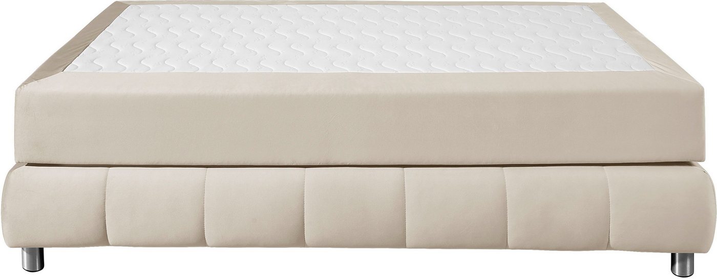 Home affaire Boxspringbett Salo, Ohne Kopfteil, inkl. Topper, auch in Überlänge 220 cm – Bild 4 von 5