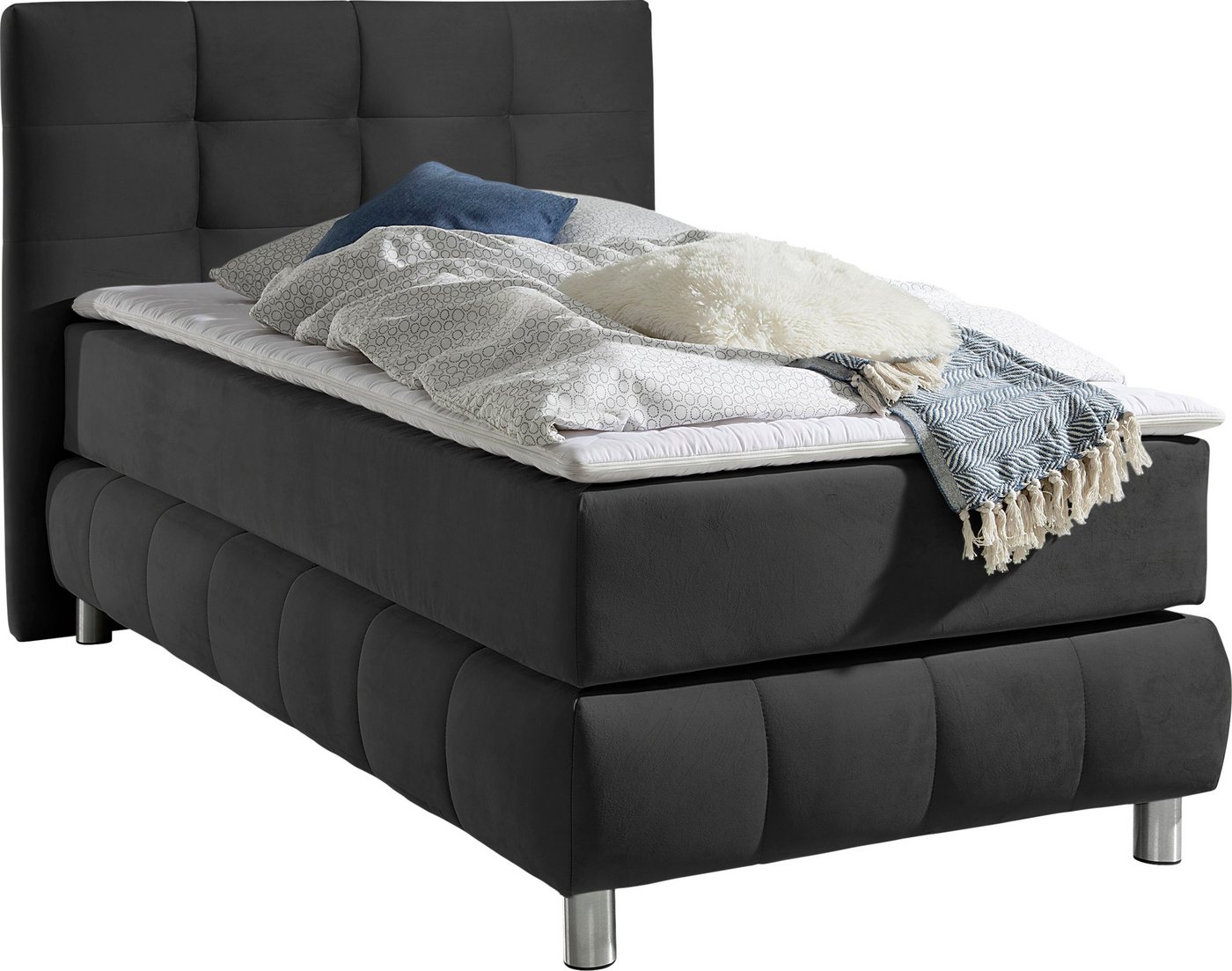 Home affaire Boxspringbett Salo, incl. Topper, 6 Breiten, 2 Härtegrade, TFK auch in Härtegrad 4 – Bild 2 von 5