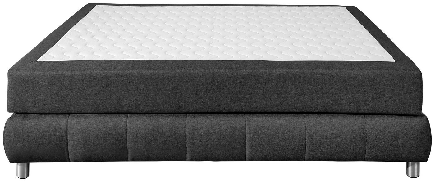 Home affaire Boxspringbett Salo, Ohne Kopfteil, inkl. Topper, auch in Überlänge 220 cm – Bild 4 von 5