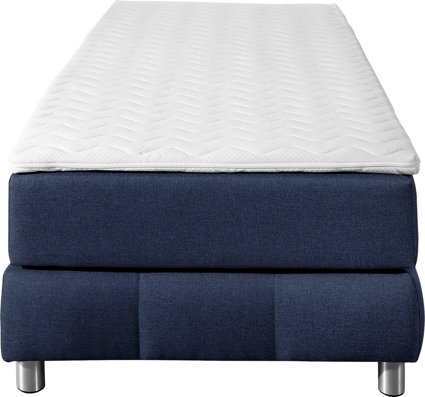 Home affaire Boxspringbett Salo, Ohne Kopfteil, inkl. Topper, auch in Überlänge 220 cm – Bild 3 von 5