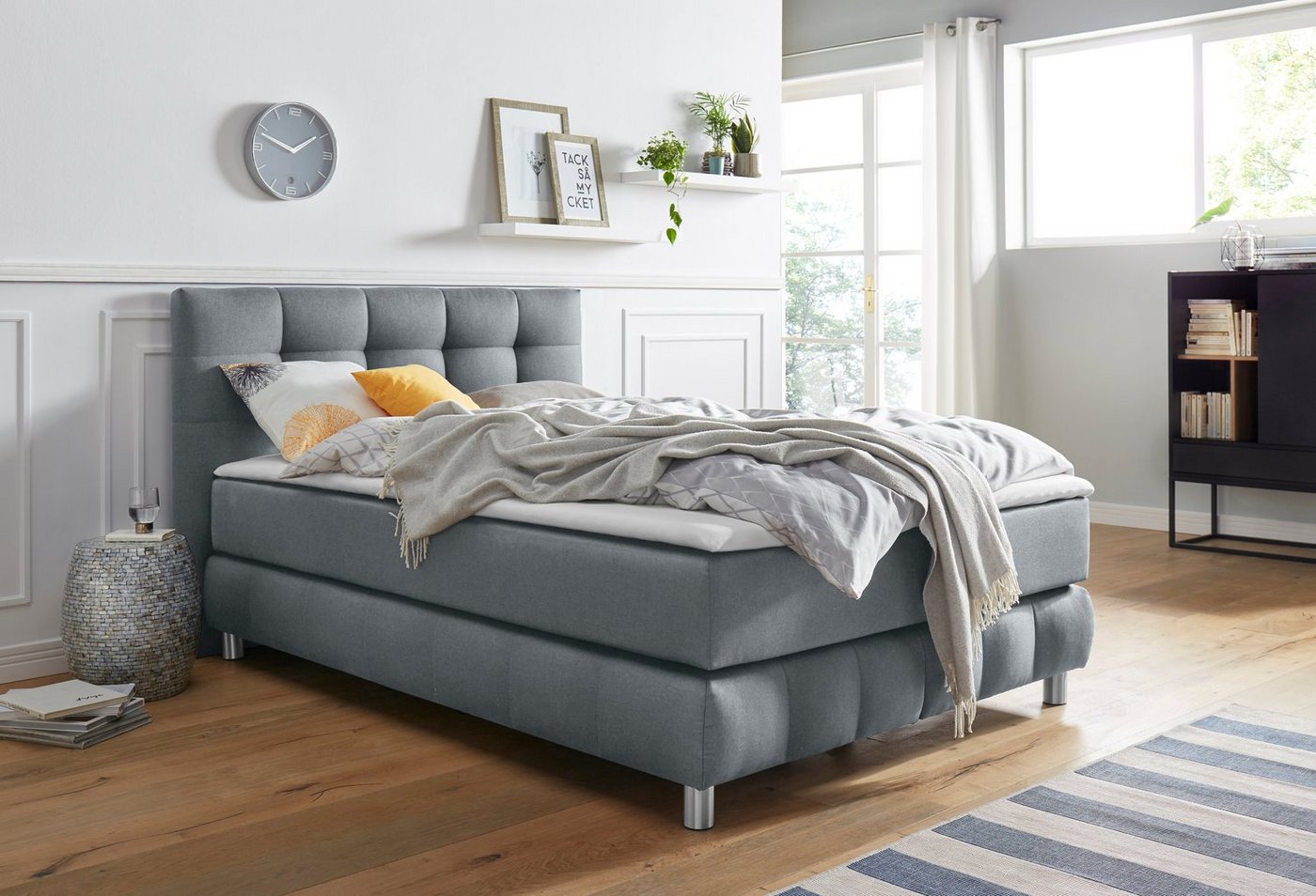 Home affaire Boxspringbett Salo, incl. Topper, 6 Breiten, 2 Härtegrade, TFK auch in Härtegrad 4 – Bild 4 von 5