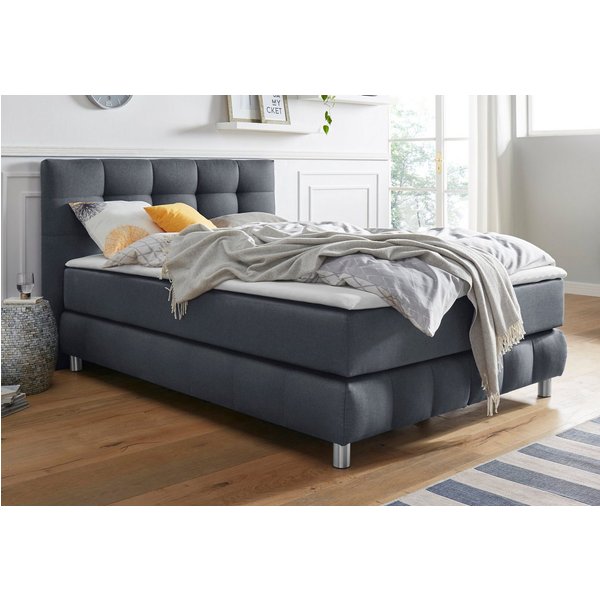 Home affaire Boxspringbett Salo, incl. Topper, 6 Breiten, 2 Härtegrade, TFK auch in Härtegrad 4