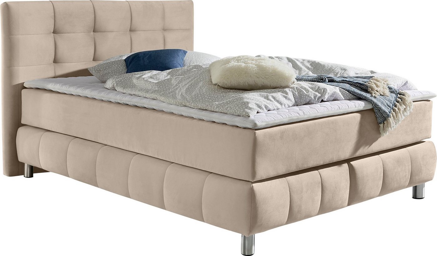 Home affaire Boxspringbett Salo, incl. Topper, 6 Breiten, 2 Härtegrade, TFK auch in Härtegrad 4 – Bild 2 von 5