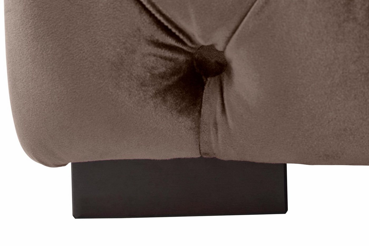 Home affaire Chesterfield-Sofa Kalina, B: 230cm, handgefertigt, hochwertiger Stoff und Leder, klassische Chesterfield-Knopfheftung, sehr hochwertige Verarbeitun – Bild 5 von 5