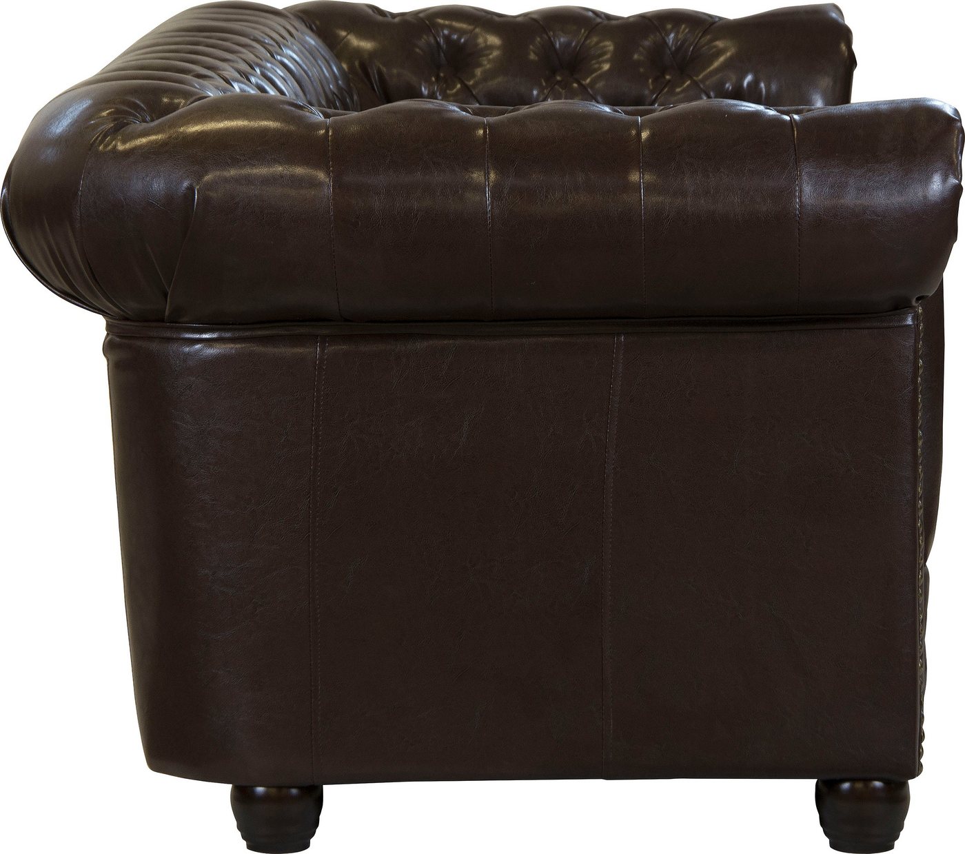 Home affaire Chesterfield-Sofa Rysum, Chesterfield-Optik, in 2 Bezugsqualitäten, 2 Ausf. schnell lieferbar – Bild 5 von 5