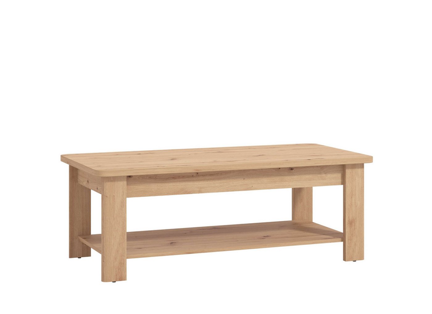 Home affaire Couchtisch Jersey Kaffeetisch, 124 cm, in trendigen Farben, modern, Eleganter Couchtisch, zeitloses Design, mit eine Ablagebode – Bild 3 von 5