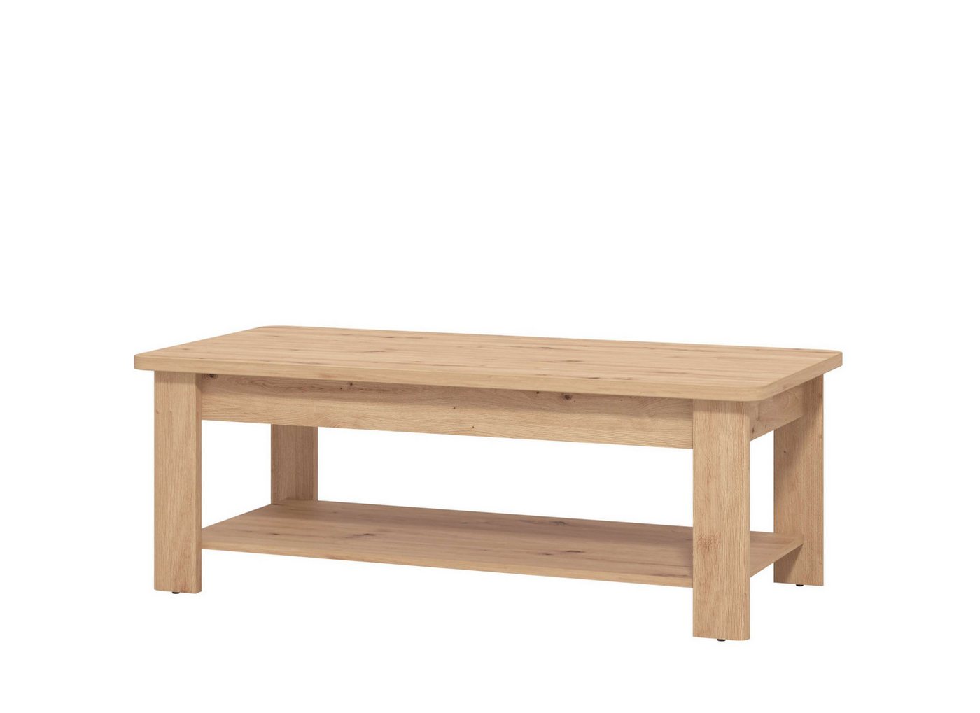 Home affaire Couchtisch Jersey Kaffeetisch, 124 cm, in trendigen Farben, modern, Eleganter Couchtisch, zeitloses Design, mit eine Ablagebode – Bild 4 von 5
