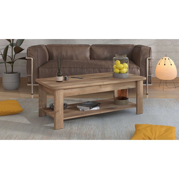 Home affaire Couchtisch Jersey Kaffeetisch, 124 cm, in trendigen Farben, modern, Eleganter Couchtisch, zeitloses Design, mit eine Ablagebode