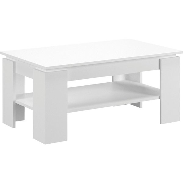 Home affaire Couchtisch Kalmar, rechteckig, 100 x 60 cm, 1 Ablageboden, Sofatisch, Beistelltisch, Kaffetisch, Wohnzimmertisch, coffee table
