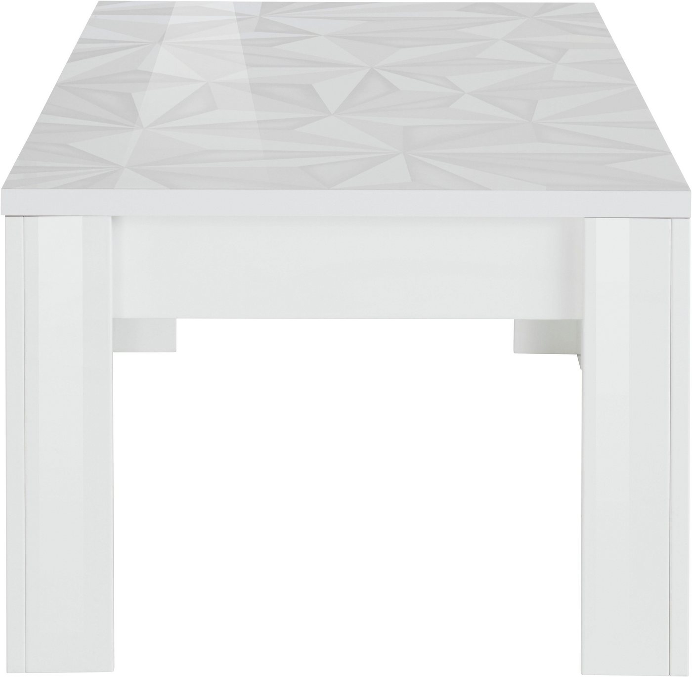 Home affaire Couchtisch Prisma 122x65 cm, Wohnzimmertisch mit Winkelfuß, Sofatisch, rechteckig, Tischplattenstärke 22 mm – Bild 5 von 5