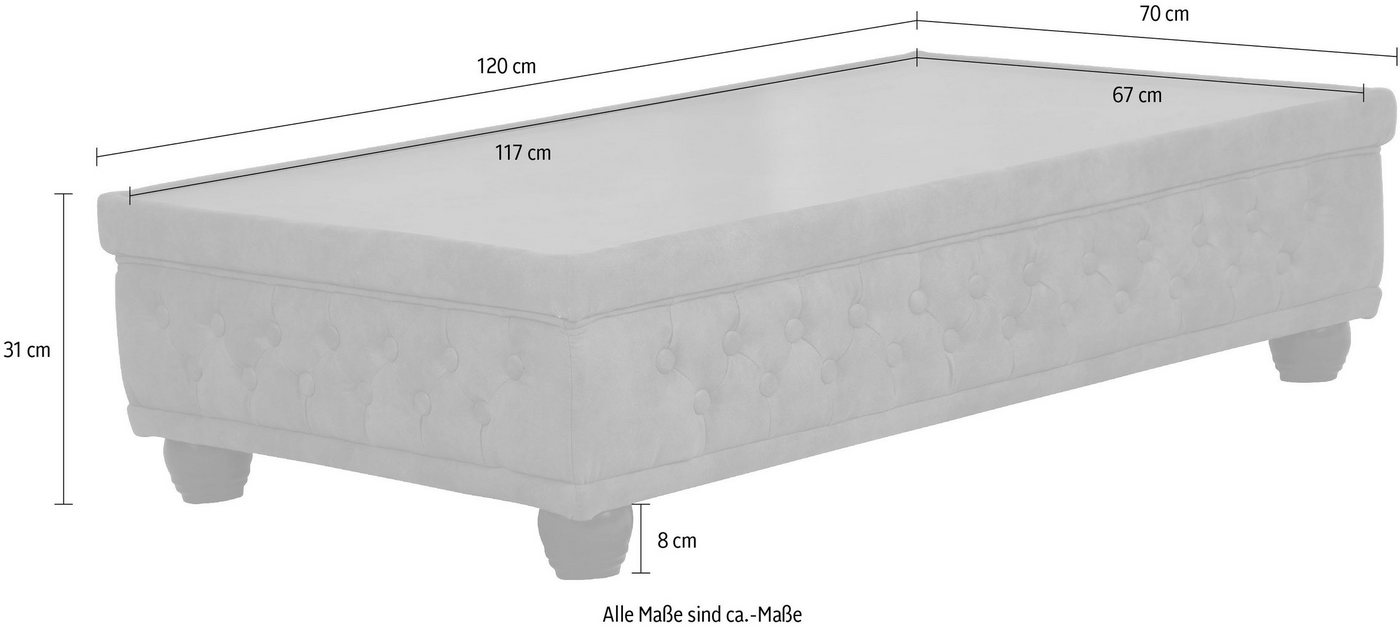 Home affaire Couchtisch Rysum, passend zur Polsterserie "Rysum", mit Glasplatte – Bild 4 von 5
