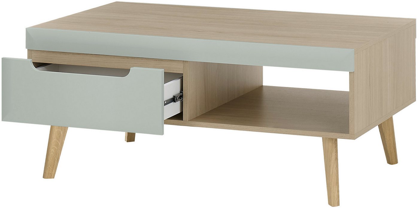 Home affaire Couchtisch Torge, Beistelltisch, Wohnzimmertisch, Tisch, Sofatisch (1-St), Schubkästen und Ablagefach, in drei Farben verfügbar – Bild 4 von 5
