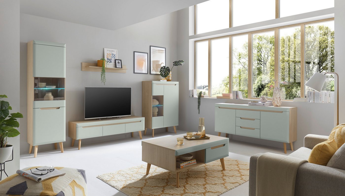 Home affaire Couchtisch Torge, Beistelltisch, Wohnzimmertisch, Tisch, Sofatisch (1-St), Schubkästen und Ablagefach, in drei Farben verfügbar – Bild 5 von 5